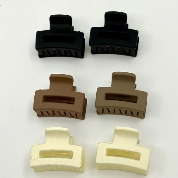 KATE SPADE ♠️ TARGET blue rhinestone strawberry hair claw clip + 6 small clips - Picture 5 of 6